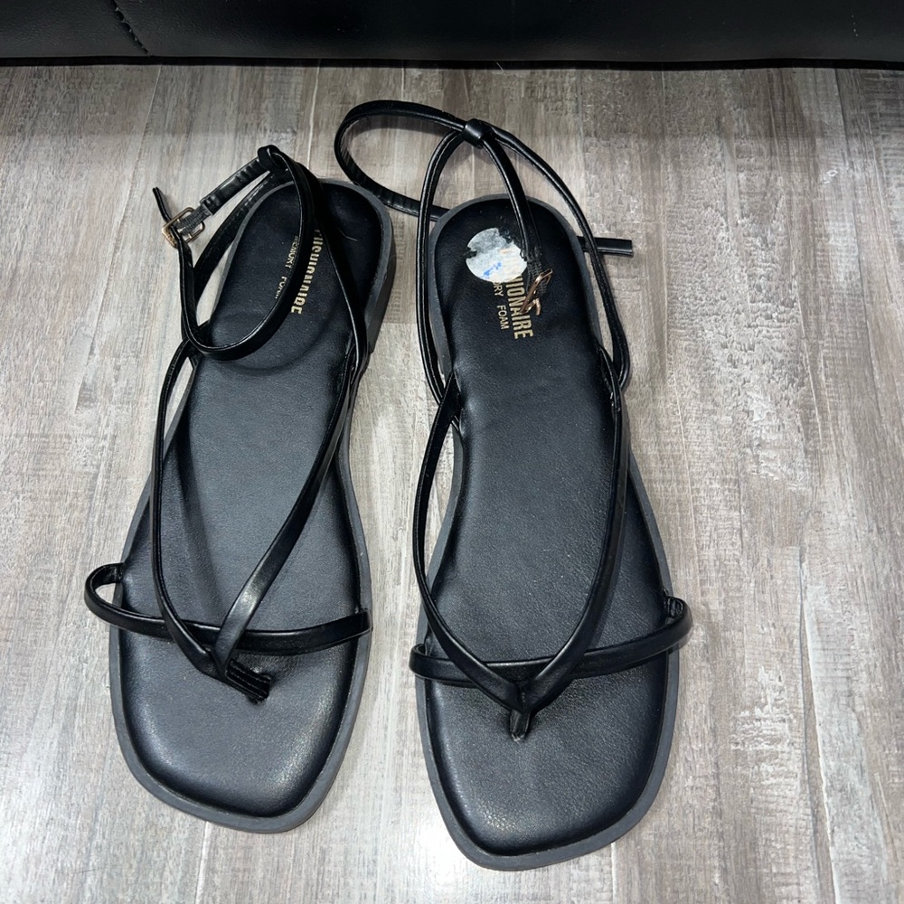 Black Strappy Sandals
